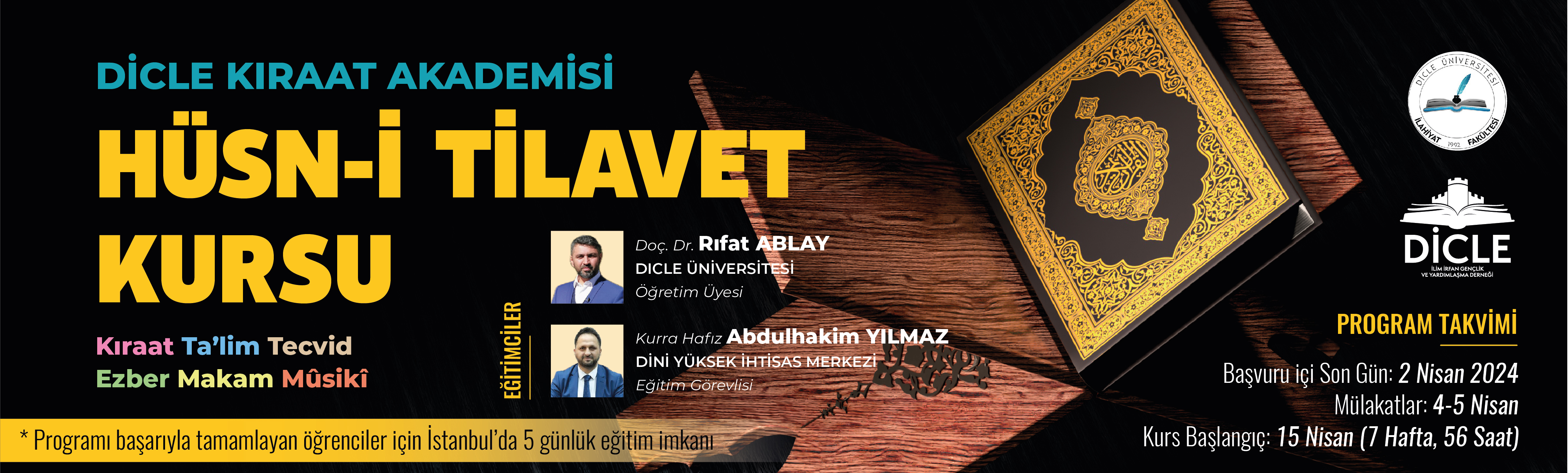 DİCLE KIRAAT AKADEMİSİ BAŞLIYOR